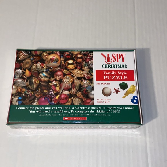 Scholastic Inc. New I Spy Christmas 500 Piece Family Style Puzzle - Picture 2 of 4